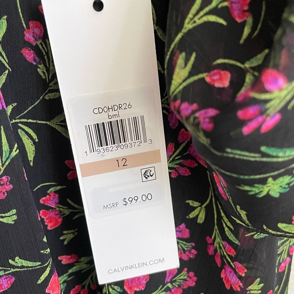Calvin Klein Floral Dress NWT - Picture 6 of 15